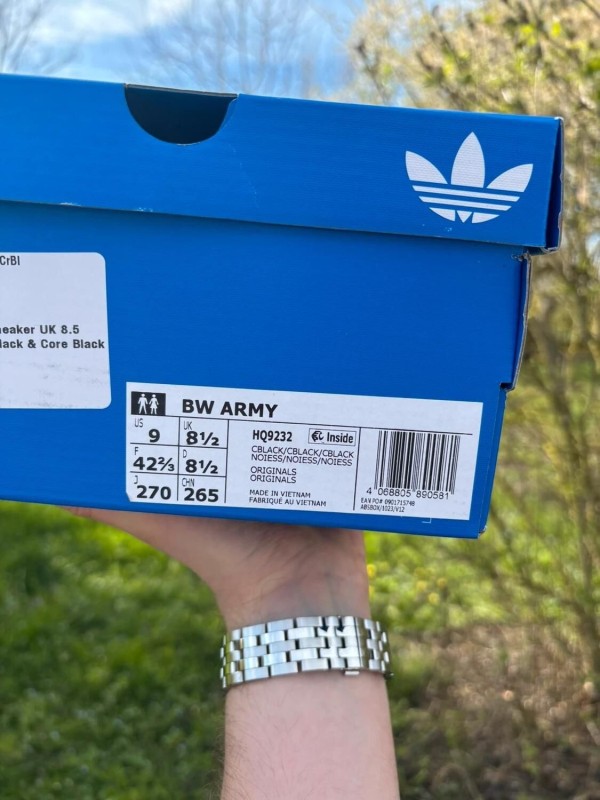 Adidas BW Army Black Patent - taille 42,5 2