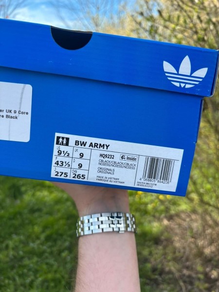 Adidas BW Army Black Patent - Taille 43,5