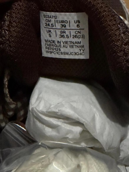 Asics gel venture 6 reddish brown - taille 39