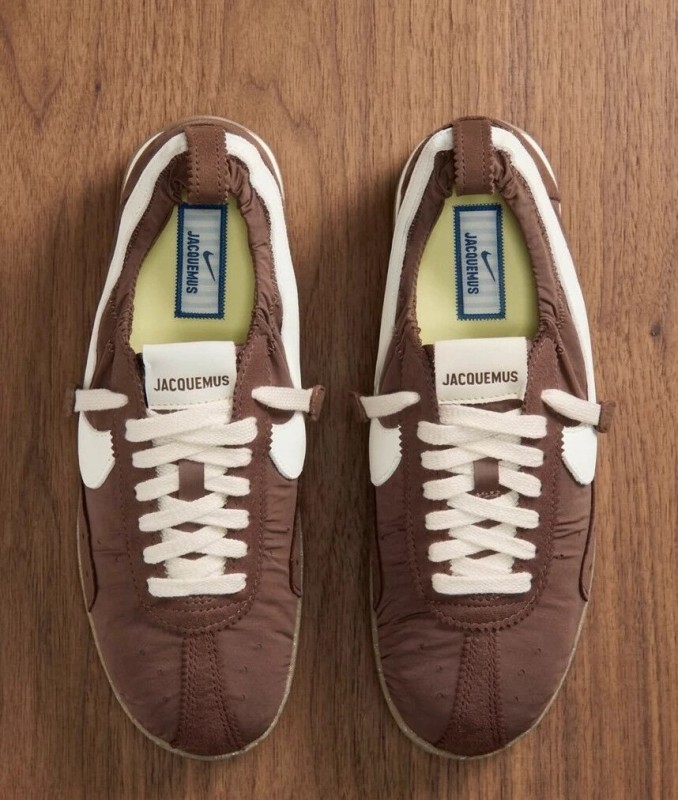 Nike moon shoe x Jacquemus pour femme fauna brown and cashmere 2
