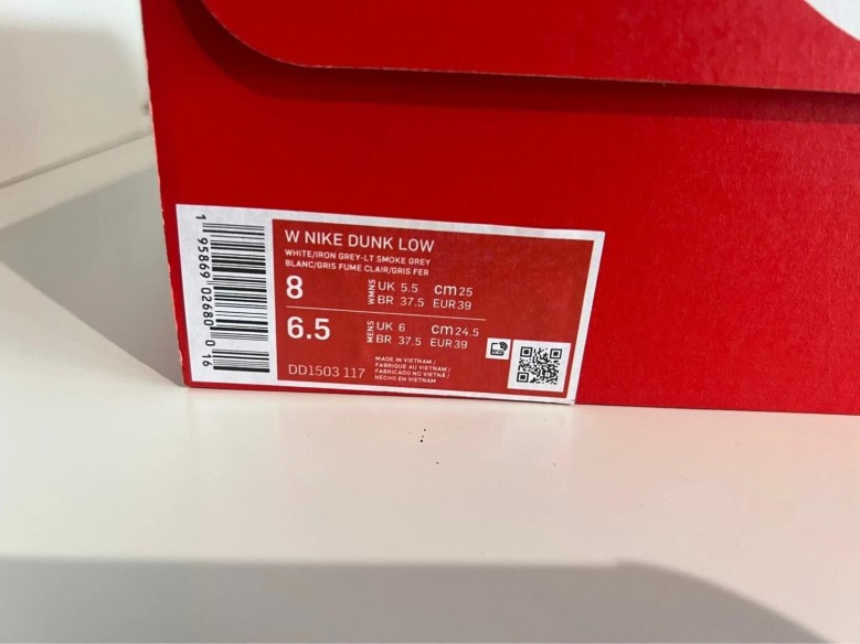 Nike dunk low light smoke grey