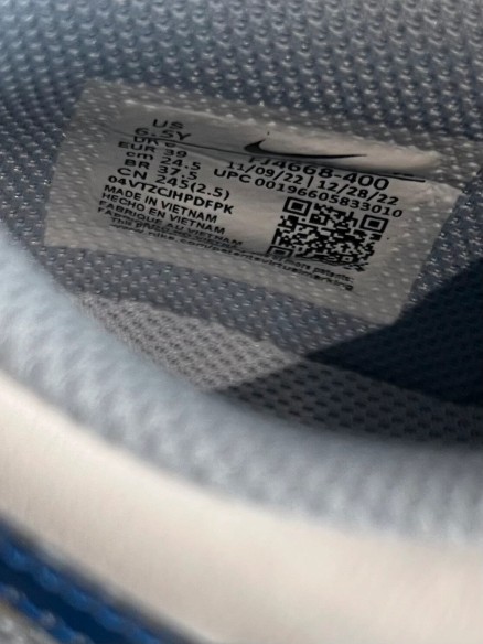 Nike dunk low next nature blue whisper iridiscent (GS)