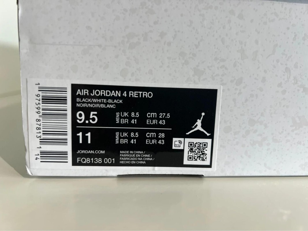 Nike air jordan 4 white thunder 2