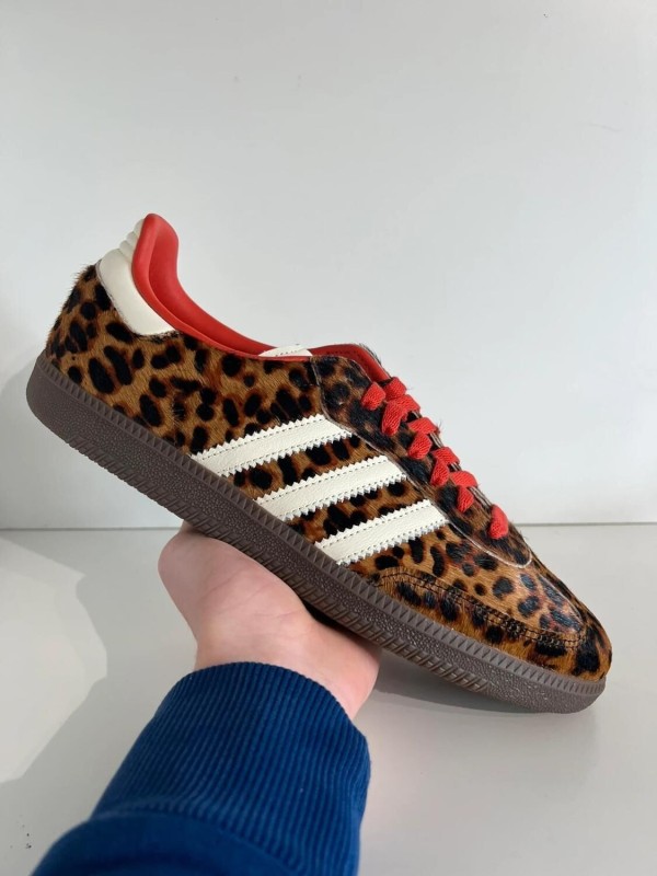 adidas samba red leopard (W)
