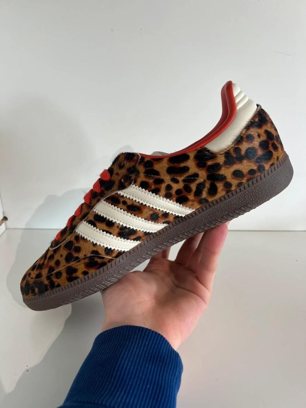 adidas samba red leopard (W) 2
