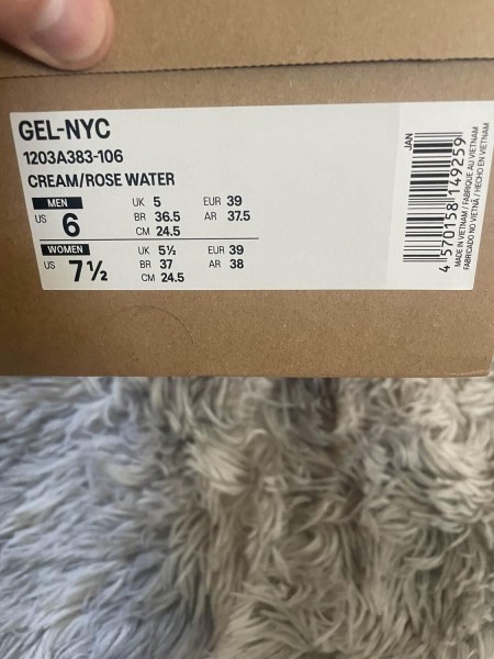 asics nyc rose wather