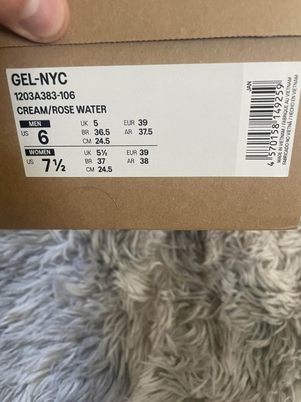 asics nyc rose wather