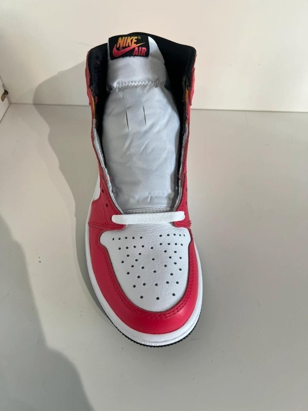 Nike air jordan 1 high light fusion red 2