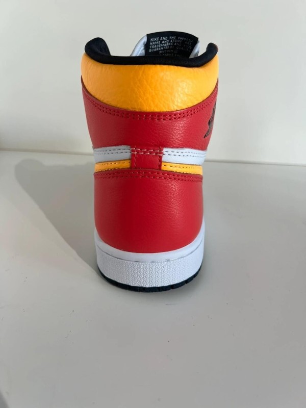 Nike air jordan 1 high light fusion red 2