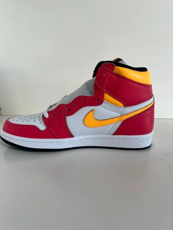 Nike air jordan 1 high light fusion red 2