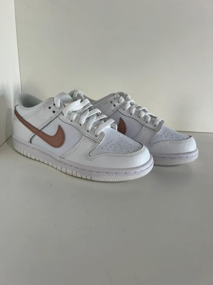 Nike dunk low white pink (GS)
