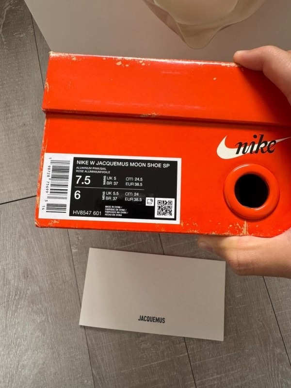 Nike Jacquemus moon shoe pink 2
