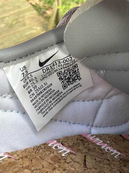 Nike x Union Cortez Light Smoke
