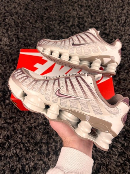 Nike shox TL beige marron burgundy crush taille 39