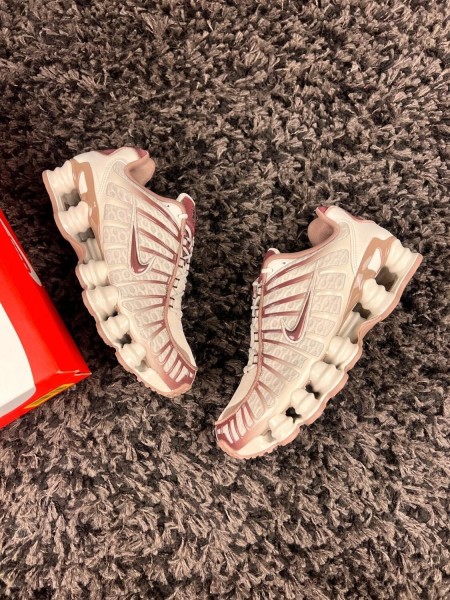 Nike shox TL beige marron burgundy crush taille 38