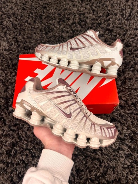 Nike shox TL beige marron burgundy crush taille 38