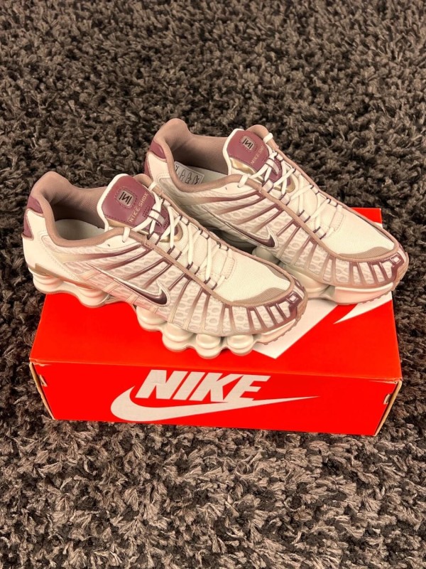 Nike shox TL beige marron burgundy crush taille 38 2