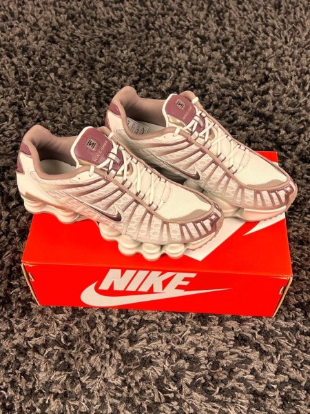 Nike shox TL beige marron burgundy crush taille 38