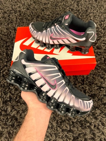 Nike shox TL noir rose playful pink taille 43