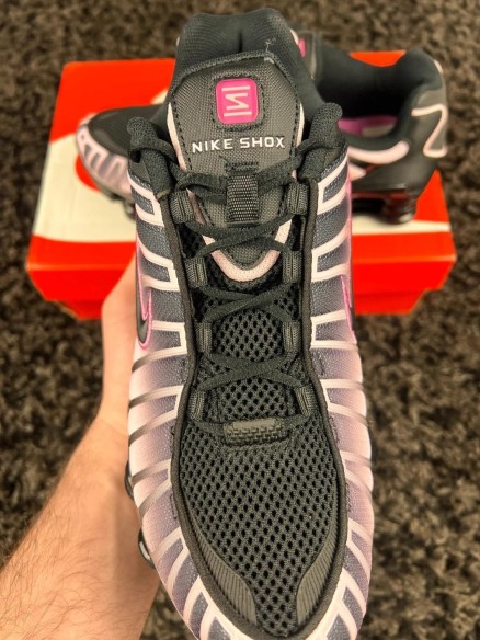 Nike shox TL noir rose playful pink taille 43