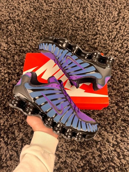 Nike shox TL noir violet voltage purple taille 45