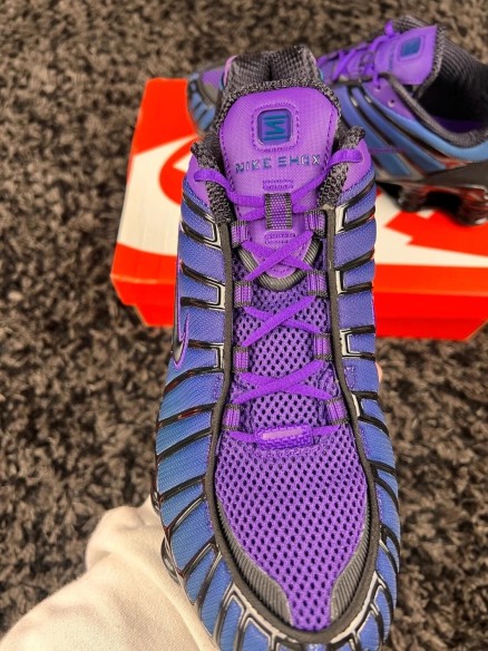 Nike shox TL noir violet voltage purple taille 45