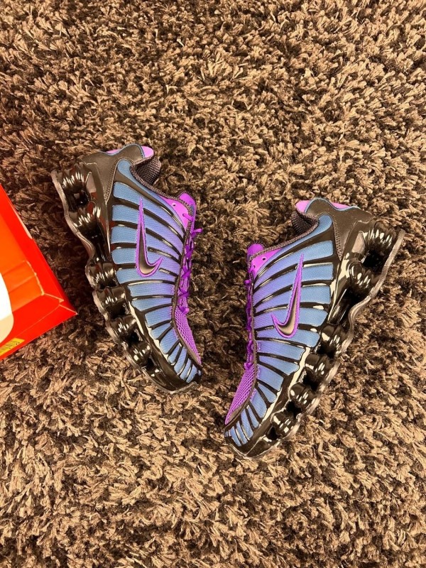 Nike shox TL noir violet voltage purple taille 44 2