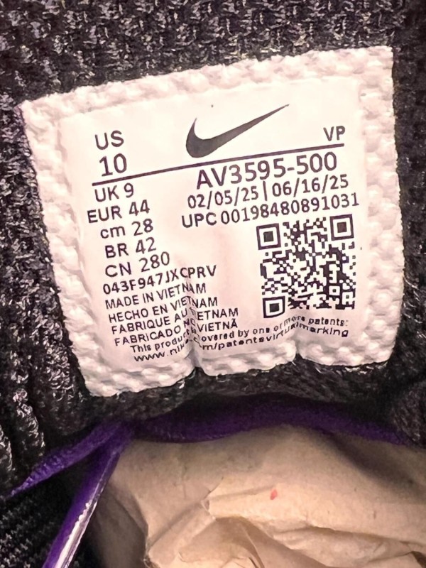 Nike shox TL noir violet voltage purple taille 44 2