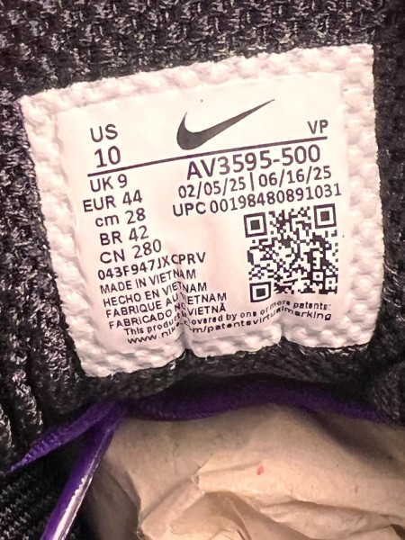Nike shox TL noir violet voltage purple taille 44
