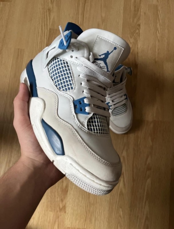 Nike air jordan 4 military blue 2