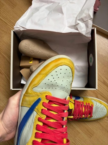 Nike air jordan 1 low travis scott canary