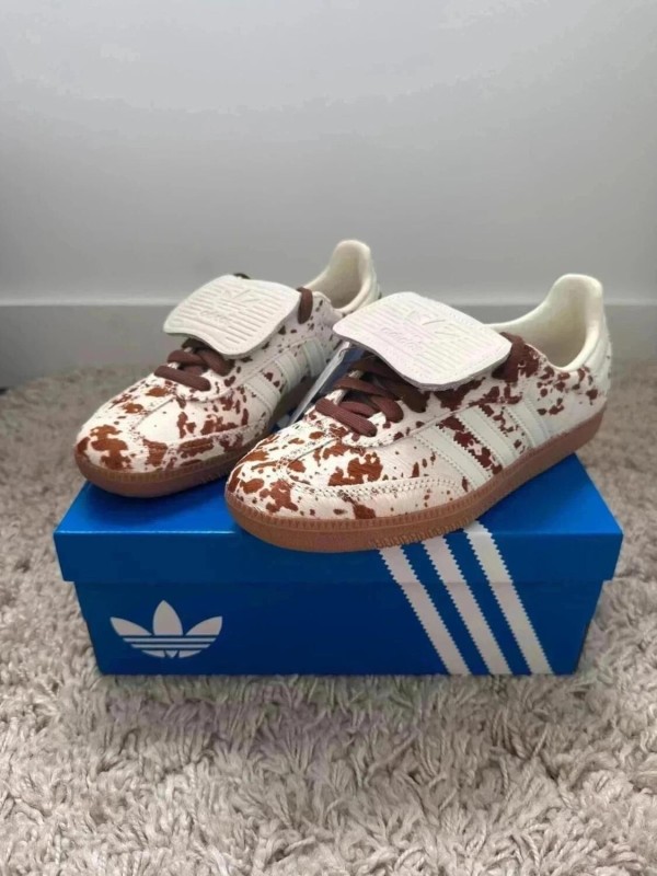 adidas samba og LT cow print brown white vache marron blanc