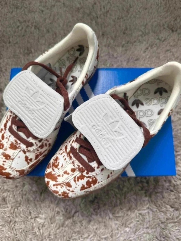 adidas samba og LT cow print brown white vache marron blanc 2