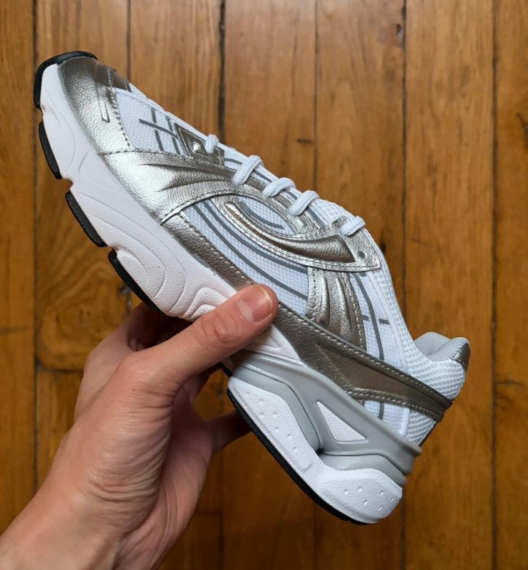 Under armour UA sola white silver grey metallic blanc argent gris 40,5