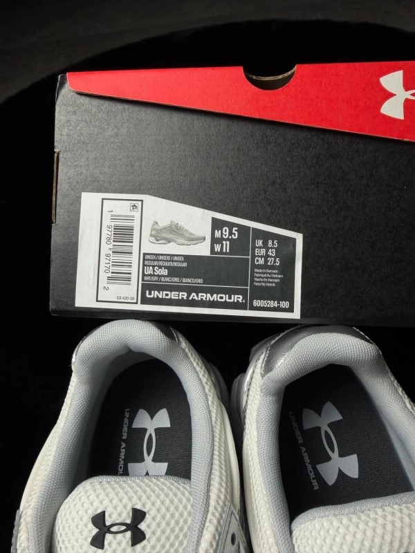 Under armour UA Sola White Metallic Silver - taille 43 2