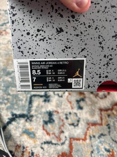 Air jordan 4 retro seafoam