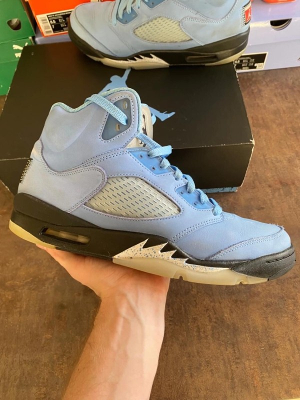 Air Jordan 5 'Unc Blue' 45 - Bon état 2