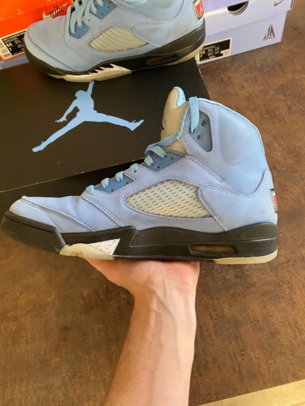 Air Jordan 5 'Unc Blue' 45 - Bon état