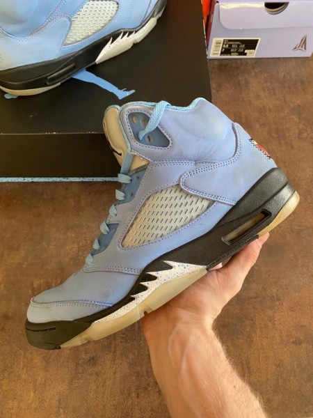 Air Jordan 5 'Unc Blue' 45 - Bon état