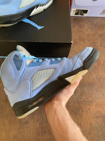 Air Jordan 5 'Unc Blue' 45 - Bon état