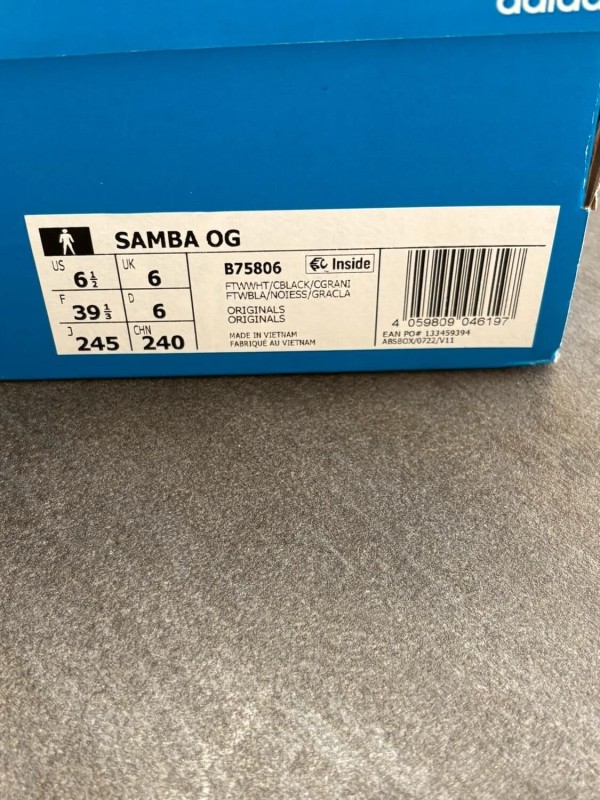 Adidas samba - taille 39 1/3 2