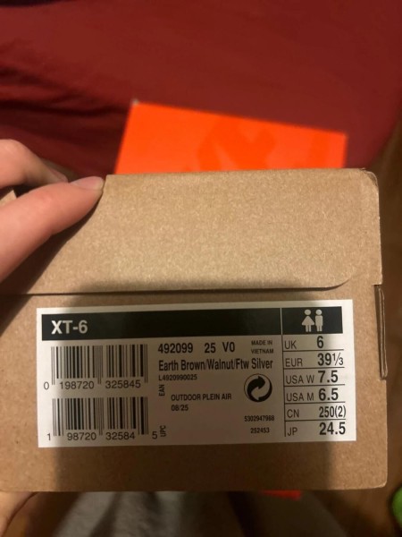 Salomon XT-6 earth brown walnut taille 39 1/3