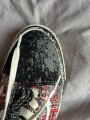 Vans old skool charms black and red
