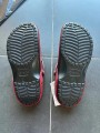 Crocs classic clog spiderman red black spider