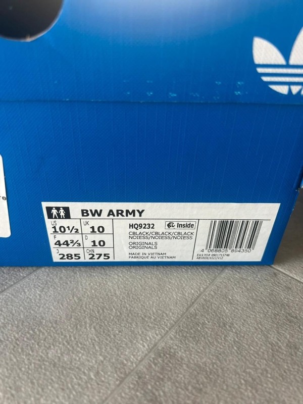 Adidas bw army core black patent brillant Tiktok 2