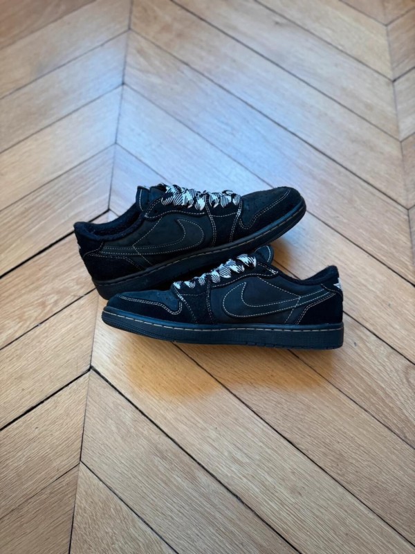 Air jordan 1 low travis scott black phantom 2