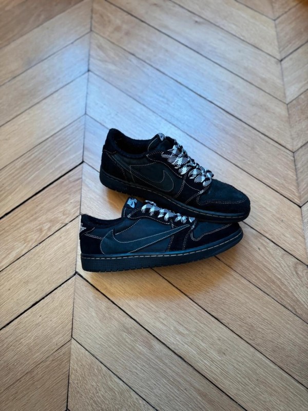 Air jordan 1 low travis scott black phantom 2