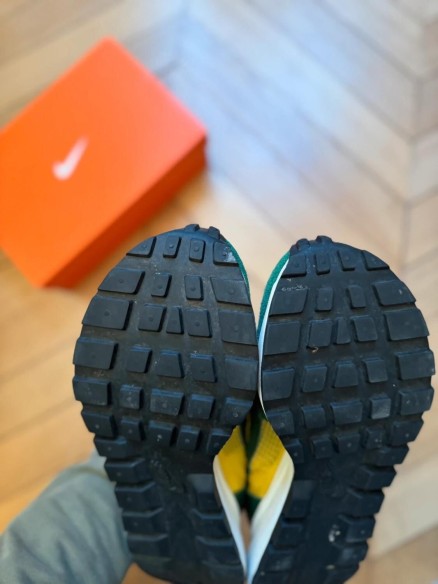 Nike vaporwaffle sacai yellow green brasil Brazil