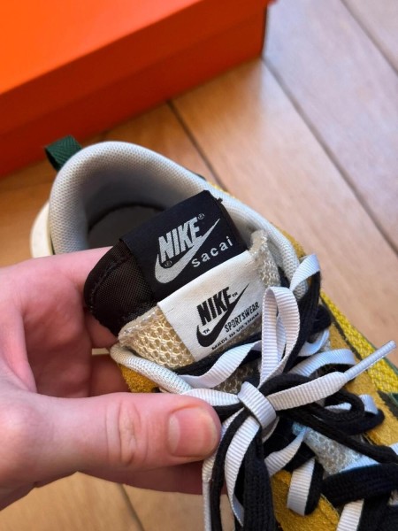 Nike vaporwaffle sacai yellow green brasil Brazil
