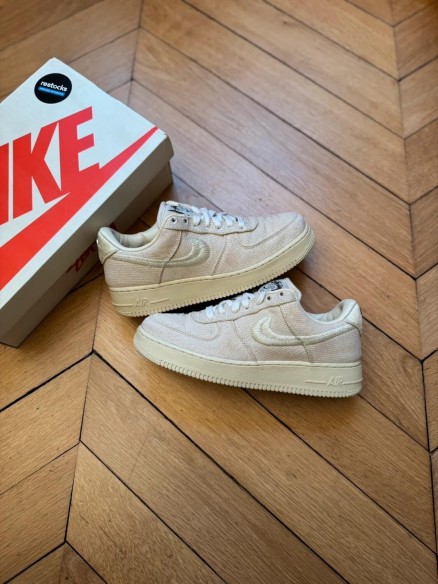 Nike X Stussy Air Force 1 low fossil